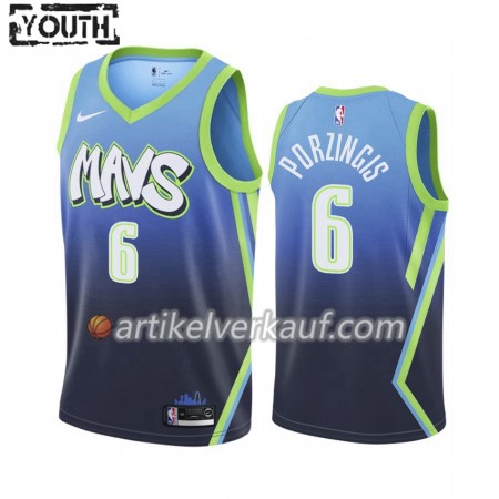 NBA Dallas Mavericks Trikot Kristaps Porzingis 6 Nike 2019-2020 City Edition Swingman - Kinder